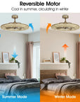 33" Nova Crystal Ceiling Fan