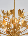 Lydia 14-Light Golden Statement Chandelier – 35 Inch