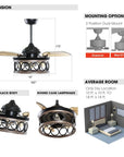 36" Mirelle Farmhouse Ceiling Fan