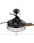 36" Pickett Industrial Ceiling Fan