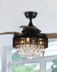 36" Bangaiore Crystal Ceiling Fan