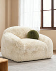 43" Darwen Modern Swivel Accent Chair with Matching Pillow