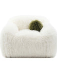 43" Darwen Modern Swivel Accent Chair with Matching Pillow