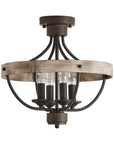 Industrial 4-Light Ceiling Light - IPLUS Lighting