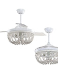 42" Huang Wooden Beads Ceiling Fan