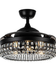 42" Modern Crystal Ceiling Fan - IPLUS Lighting
