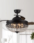 42" Servantes Crystal Ceiling Fan