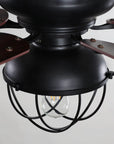 42" Traditional Flush Mount Reversible Ceiling Fan - IPLUS Lighting