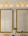 Clear Glass Jasper Modern 3-Light Bathroom Vanity Light - IPLUS Lighting