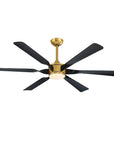 60" Murphy Modern Black & Gold 8-Blade LED Ceiling Fan