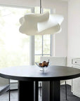 Wabi-Sabi Cloud Pendant Light White Cocoon Silk Fabric - IPLUS Lighting