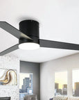 48" 3 Blades Flush Mount Ceiling Fan