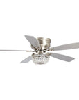 48" Modern Reversible Crytsal Ceiling Fan - IPLUS Lighting