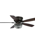 48" Modern Reversible Crytsal Ceiling Fan - IPLUS Lighting