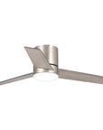 48" Satin Nickel Low Profile Ceiling Fan - IPLUS Lighting