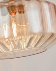 Gerald 1-Light Glass Wall Sconce Lighting