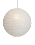 LUNA 19.7" Off-White Linen Wabi-Sabi Pendant Light – Handcrafted Japandi Lighting - IPLUS Lighting