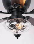 52" Modern 5 Blades DC Motor Ceiling Fan - IPLUS Lighting