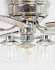 52" Bangatore Chrome Reversible Ceiling Fan