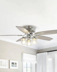 52" Bangatore Chrome Reversible Ceiling Fan