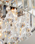 52" Elkton Modern Crystal Ceiling Fan