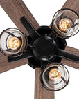 52" Kashmir Traditional Reversible Ceiling Fan - IPLUS Lighting