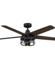 52" Kolkata Industrial Downrod Mount Reversible Ceiling Fan - IPLUS Lighting