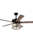 52" New Delhi Industrial Reversible Ceiling Fan - IPLUS Lighting