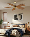 52" Porter Soft Brass IP66 Outdoor Ceiling Fan