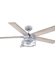 52" Industrial Reversible 5 Blade Led Ceiling Fan