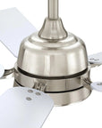 52" Tata Nagar Brush Nickel Reversible Ceiling Fan