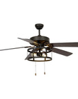 52" Urbana Industrial Ceiling Fan With Pull Chain - IPLUS Lighting