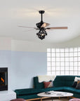 52" Wilburton Industrial Reversible Ceiling Fan