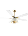 52" Zona Antique Brass Ceiling Fan