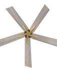 52" Rex Soft Brass Ceiling Fan
