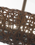 35" Hamptons Bronze Caged Ceiling Fan
