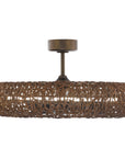 35" Hamptons Bronze Caged Ceiling Fan