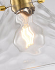 Tavelle 1-Light Natural Copper Cone Glass Pendant Light
