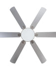 60" Modern Satin Nickel Ceiling Fan