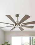 60" Oretha Windmill 8 Blades LED Ceiling Fan