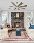 60" Oretha Windmill 8 Blades LED Ceiling Fan