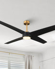 60" Parvez Modern DC Reversible Ceiling Fan - IPLUS Lighting