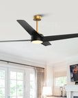 60" Parvez Modern DC Reversible Ceiling Fan - IPLUS Lighting