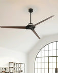 70" Abel Black LED Ceiling Fan