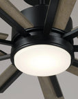 72 " Aries Black Windmill Ceiling Fan