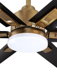 72" Bankston 6-Blade Led Ceiling Fan - IPLUS Lighting