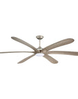 72" Jaydn Satin Nickel Ceiling Fan