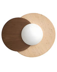 Teus Modern Minimalist Wabi-Sab Travertine Wall Lamp - IPLUS Lighting