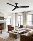 60" Ironclad Modern Industrial LED Ceiling Fan