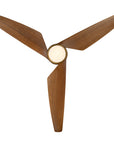 52" Jared Modern Solid Wood Blade LED Ceiling Fan